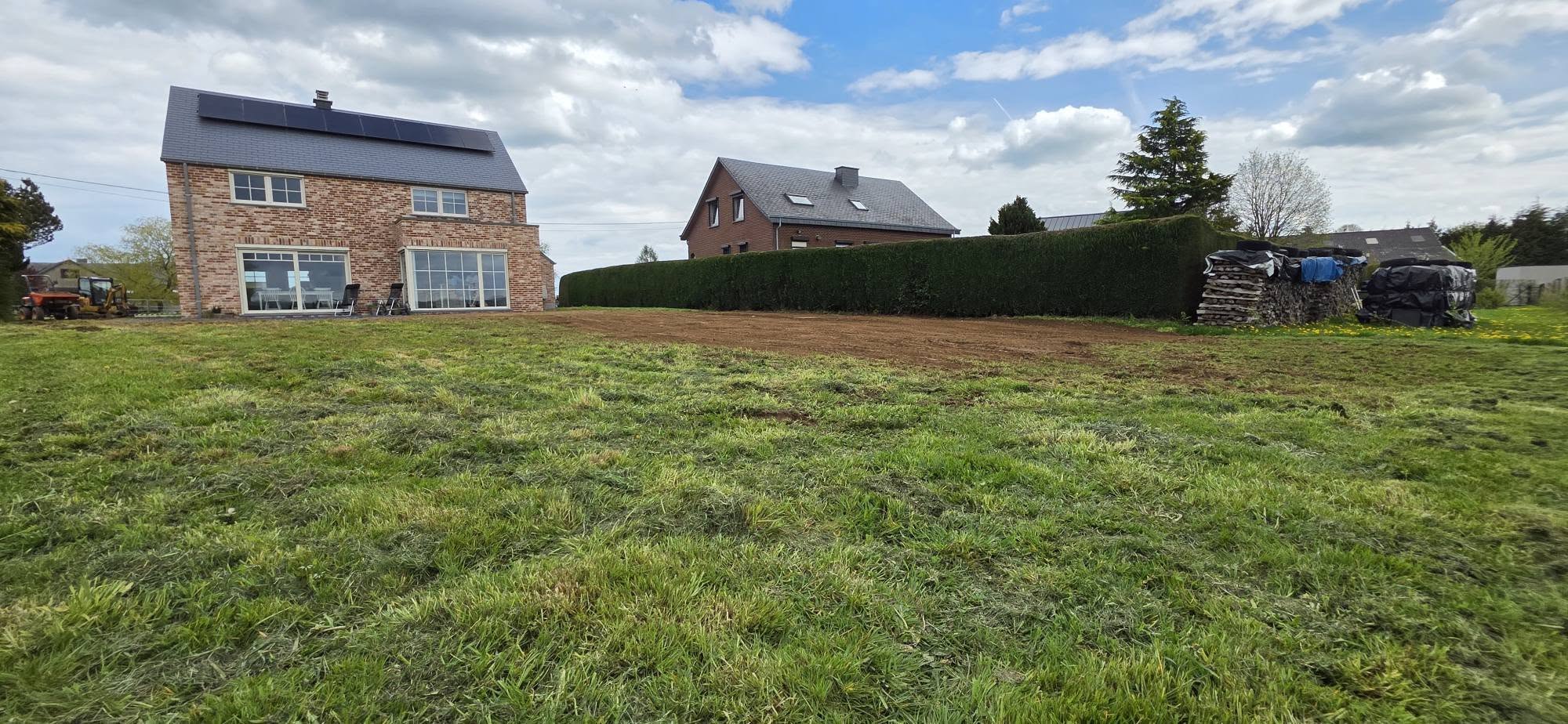 Nivellement de terrain - jardin apres travaux